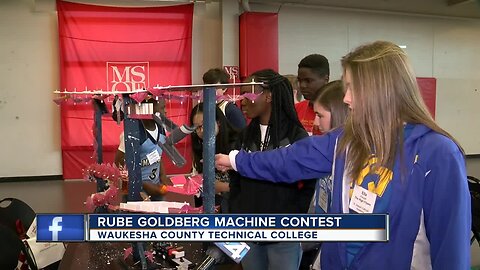 Students compete in Rube Goldberg Machine Contest