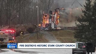 Historic Stark County church built in 1870 destroyed by fire