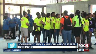 Community seeks street name change near QLC
