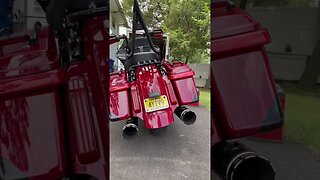 The 🔥🔥🔥@Advanblack ​⁠ CVO style fender on my Harley Davidson Road Glide