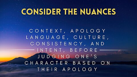 33 - The Complex Choreography of Apologies - Decoding Sincerity in Human Connections