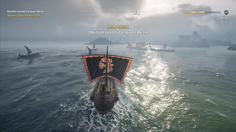 Battle 18 Assassins Creed Odyssy naval battle with Cultist Sokos