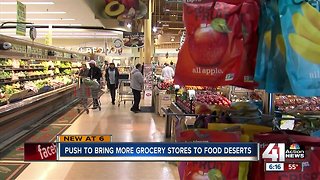 Community efforts to bring in grocery stores to food deserts could get help from new bill