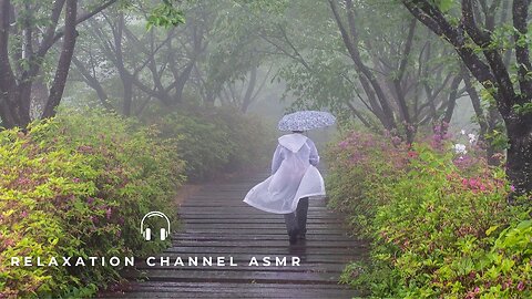Rain in Umbrella | ASMR Relaxation