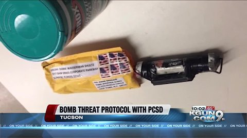 Bomb squad process when responding to mailed bomb threats