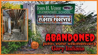 Abandoned Vohr Elementary School Gary Indiana Fall Visit