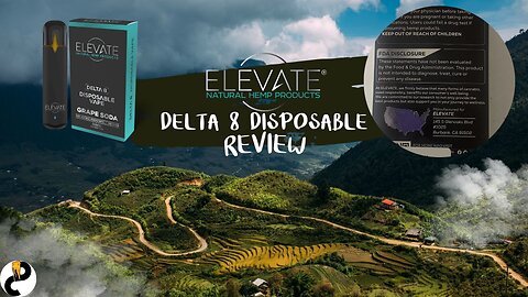 ELEVATE Delta 8 Disposable Review - Relatively Average