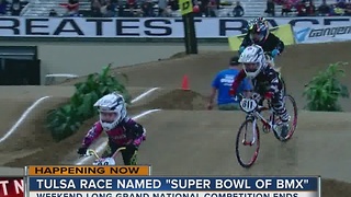 The Super Bowl of professional BMX races ends in Tulsa on Sunday