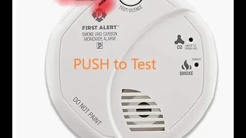 First Alert Slim Photoelectric Smoke Alarm Install TEST DIY in 4D