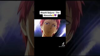 Akashi seijuro- The Emperor😈 #anime #akashi #shorts