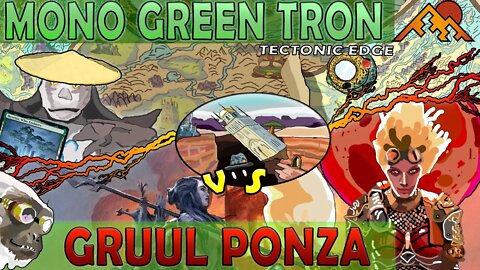 Mono Green Tron VS Gruul Ponza｜Do they Run Bosaiju? ｜Magic The Gathering Online Modern League Match