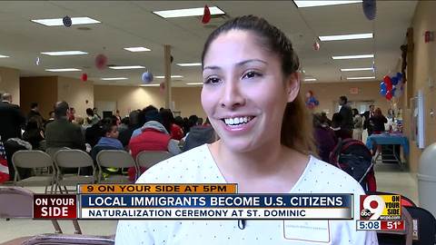 Naturalization ceremony held at St. Dominic