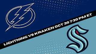 Lightning vs Kraken Prediction, Pick and Odds | NHL Hockey Pick for 10/30