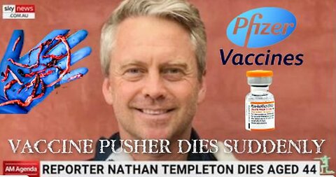 ANOTHER VACCINE PUSHER DIES SUDDENLY