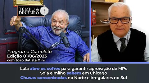 Soja e milho sobem em Chicago Lula abre os cofres para garantir aprovação de MPs.