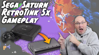 RetroTink 5x Gameplay Spotlight - Sega Saturn & HD Retrovision Cables