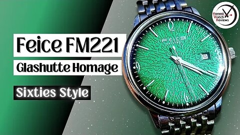 BUDGET GLASHUTTE HOMAGE? Feice FM221 Watch Review #HWR