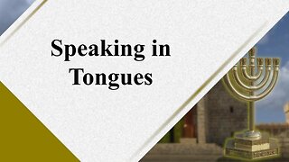 Speaking in Tongues - God Honest Truth Live Stream 07/28/2023