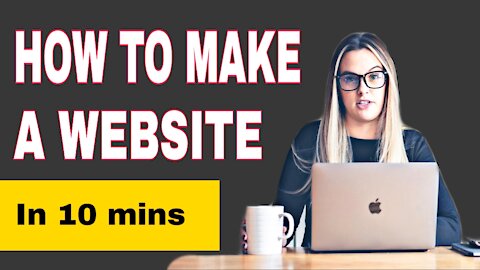 How to Make a Website in 10 mins - Simple & Easy | How to Create a Website