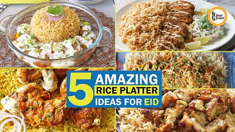 5 Amazing Rice Platter Ideas by Food Fussion.