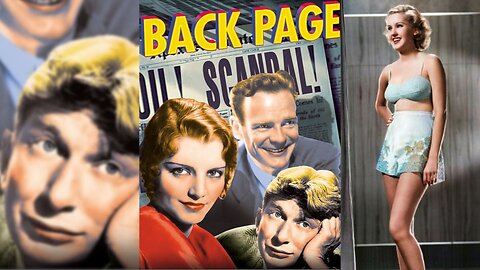 BACK PAGE (1933) Peggy Shannon, Russell Hopton & Claude Gillingwater | Crime, Drama | COLORIZED
