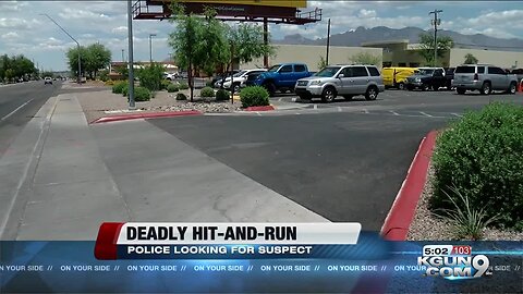 Police looking for suspect in hit and run
