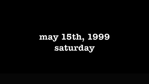 YEAR 17 [0025] MAY 15TH, 1999 - SATURDAY [#thetuesdayjournals #thebac #thepoetbac]