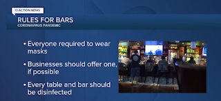 New rules for when bars reopen