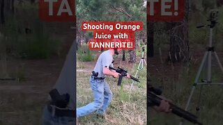 Orange Juice Explosion W/Tannerite!! #funnyvideo