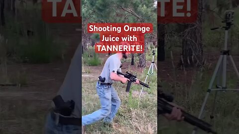 Orange Juice Explosion W/Tannerite!! #funnyvideo