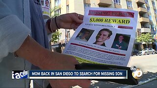 Mom back in San Diego to search for missing son