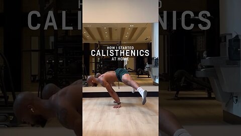 How I started Calisthenics at home - All Levels #shorts