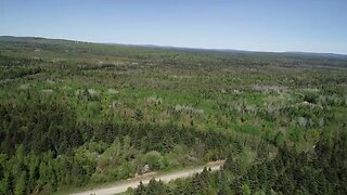 Beautiful day in Maine viewed from 260 feet above ground level.