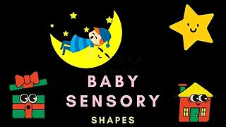 BABY SENSORY - Cute Animations and Relaxing Wavy Shapes - Classical Music for Brain Development