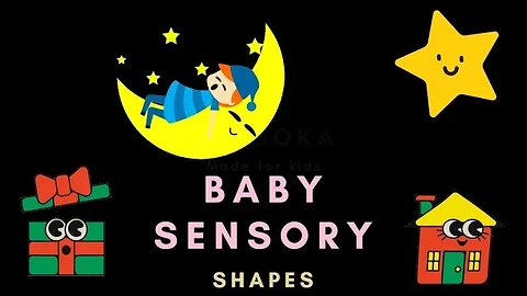 BABY SENSORY - Cute Animations and Relaxing Wavy Shapes - Classical Music for Brain Development