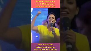 Michelle Bolsonaro é a 2° mulher mais admirada do Brasil #shorts