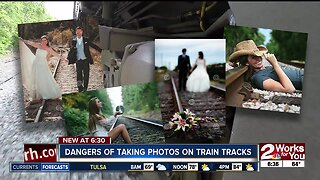 Dangers of taking photos on train tracks