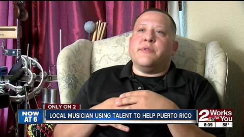 Local musician using talent to help Puerto Rico