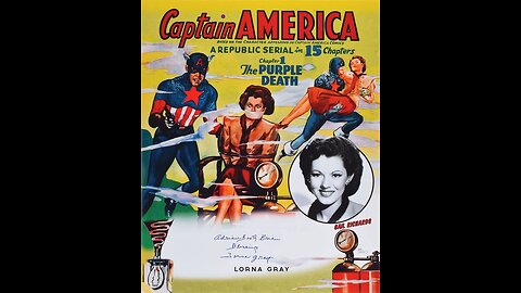 Captain America (1944) | 15-chapter serial film directed by Elmer Clifton & John English