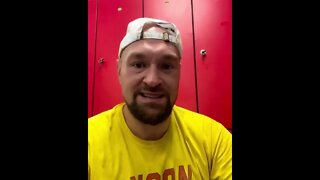 Tyson Fury giving Anthony Joshua an ultimatum