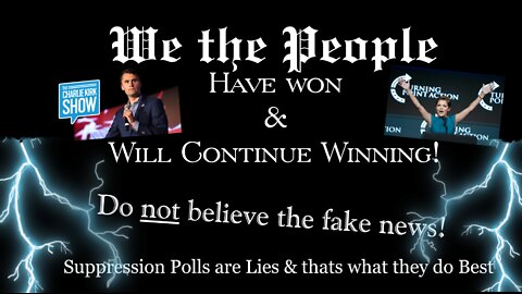 MAGA WON! DO NOT BELIEVE MSM SUPPRESSION POLL BULLSH*IT