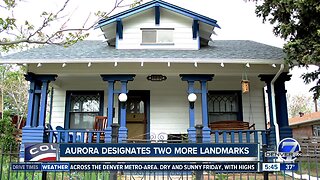 Aurora designates two new landmarks
