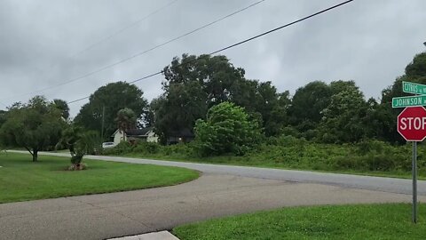 The beginnings of Hurricane Ian from Lake Placid, Florida