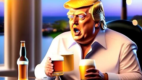 Comercial Bizarro de Cerveja com Donald Trump - IA #trump @MundoIa347