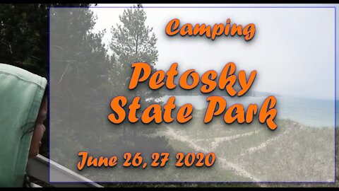 Camping Petoskey State Park | Arriving | Pancake Breakfast | Chicken Thigh Adobo & Pizza