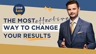The Most Effective Way To Change Your Results