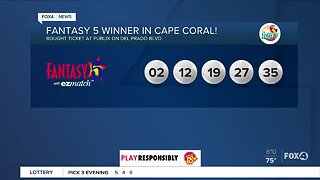 Cape Coral lottery player wins Fantasy 5