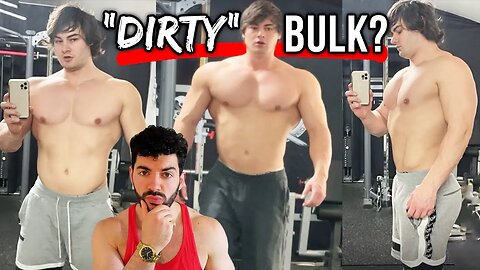 Jeff Seid Gained 40 lbs and Got Fat ... Is This Really a DIRTY Bulk?