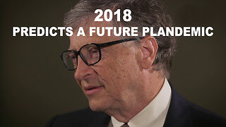 God On Earth, Bill Gates, Show A Desire For A Vaccine and Predicts A Future Plandemic