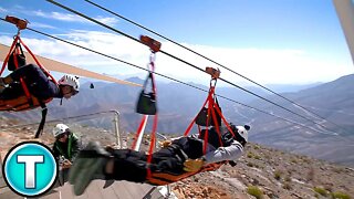 World's Longest Zipline!! | Jebel Jais UAE